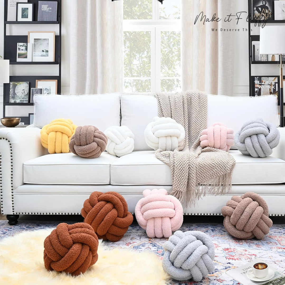 Modern Art Knot Pillow