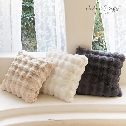 Premium Faux Fur Decorative Cushion Cover