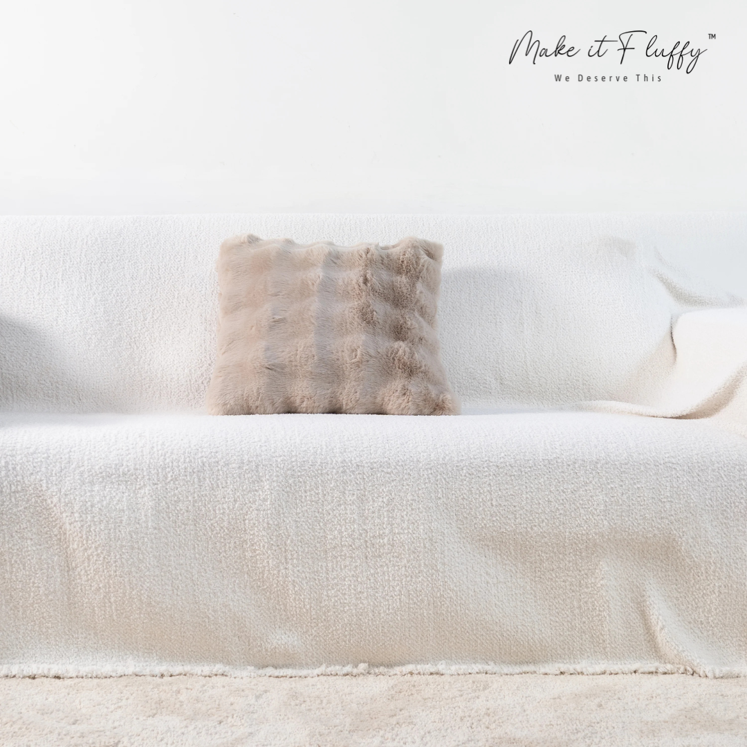 Premium Faux Fur Decorative Cushion Cover