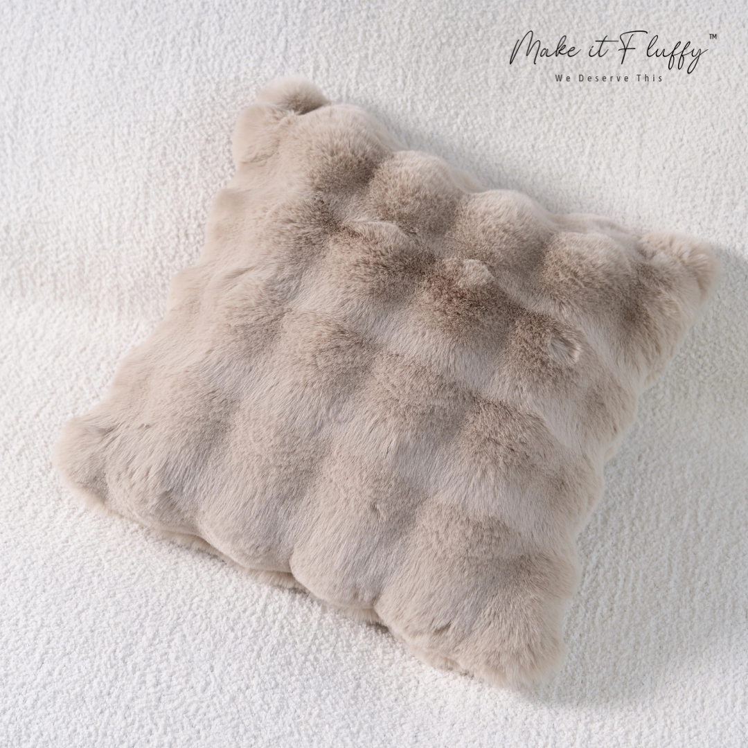 Premium Faux Fur Decorative Cushion Cover