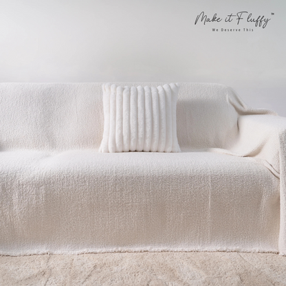 Premium Faux Fur Decorative Cushion Cover