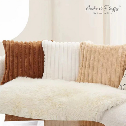 Premium Faux Fur Decorative Cushion Cover