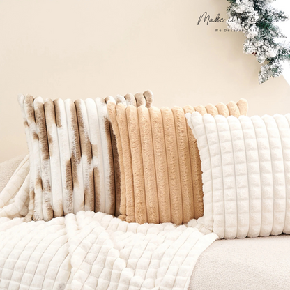 Premium Faux Fur Decorative Cushion Cover