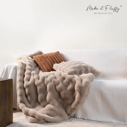 Premium Faux Fur Decorative Cushion Cover