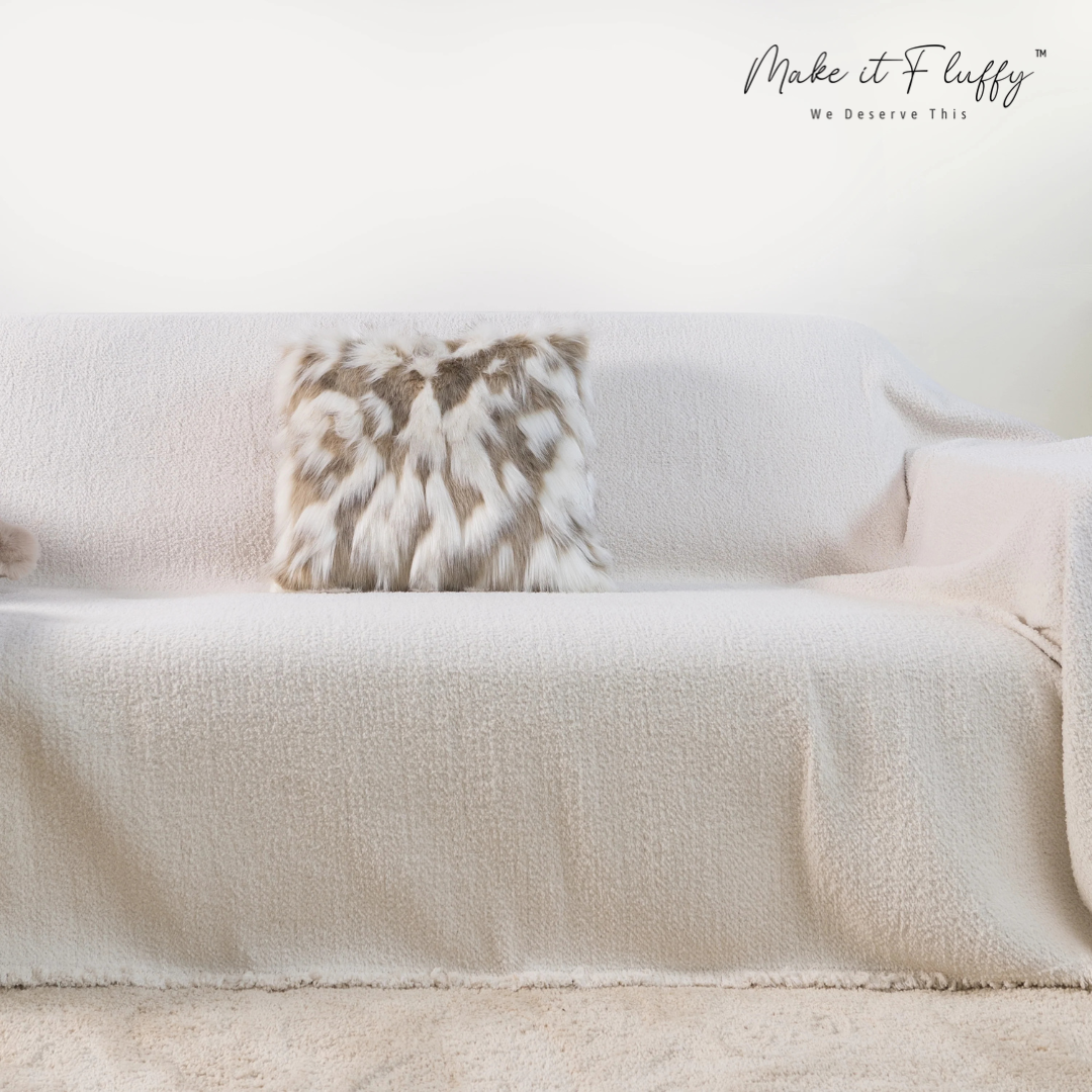 Premium Faux Fur Decorative Cushion Cover