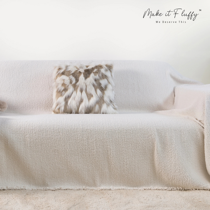Premium Faux Fur Decorative Cushion Cover