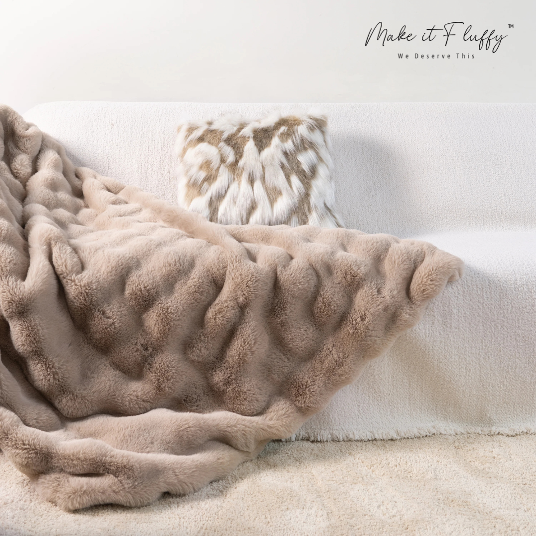 Premium Faux Fur Decorative Cushion Cover