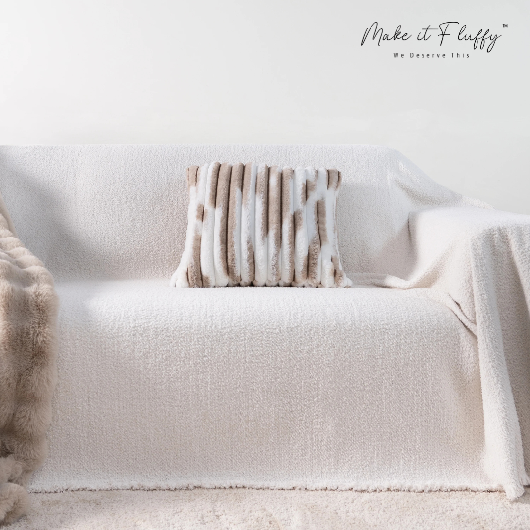 Premium Faux Fur Decorative Cushion Cover