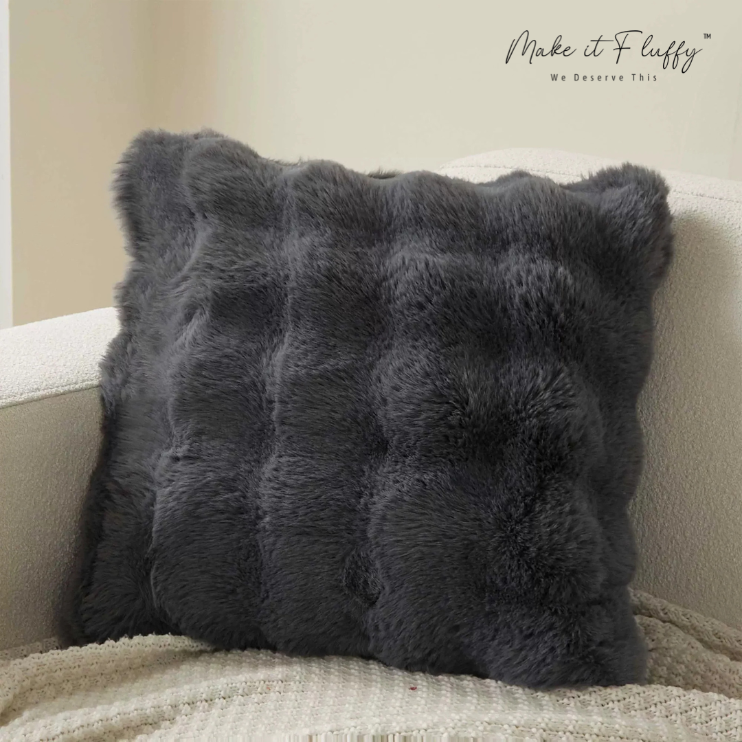 Premium Faux Fur Decorative Cushion Cover