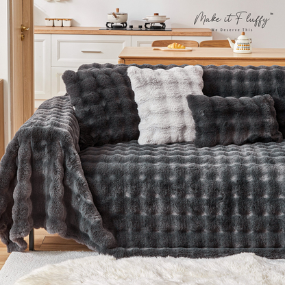 Premium Faux Fur Decorative Cushion Cover