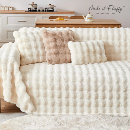 Premium Faux Fur Decorative Cushion Cover