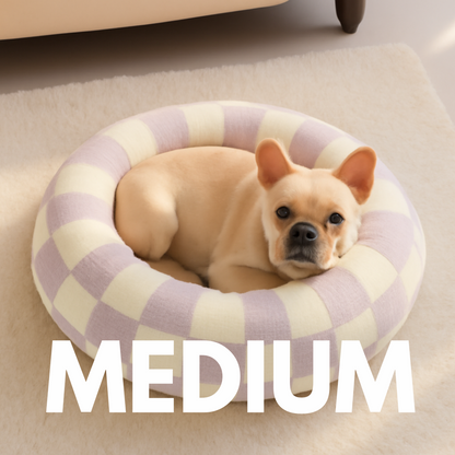 Cozy Calming Donut Pet Bed