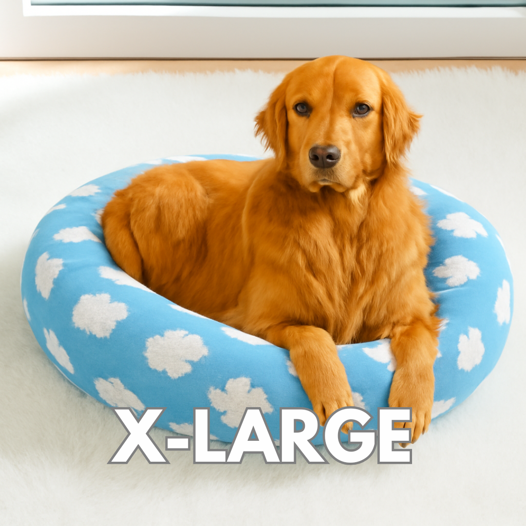 Cozy Calming Donut Pet Bed
