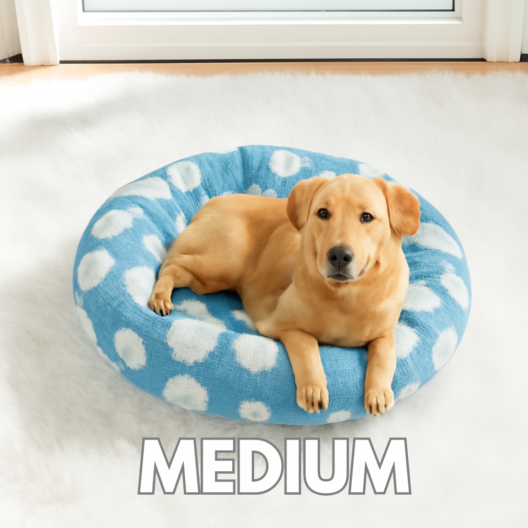 Cozy Calming Donut Pet Bed
