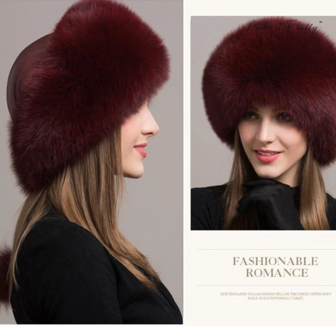Valentina Fox Fur Hat – Luxurious & Warm