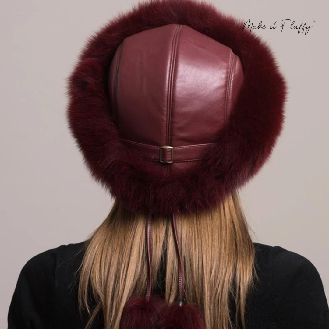 Valentina Fox Fur Hat – Luxurious & Warm