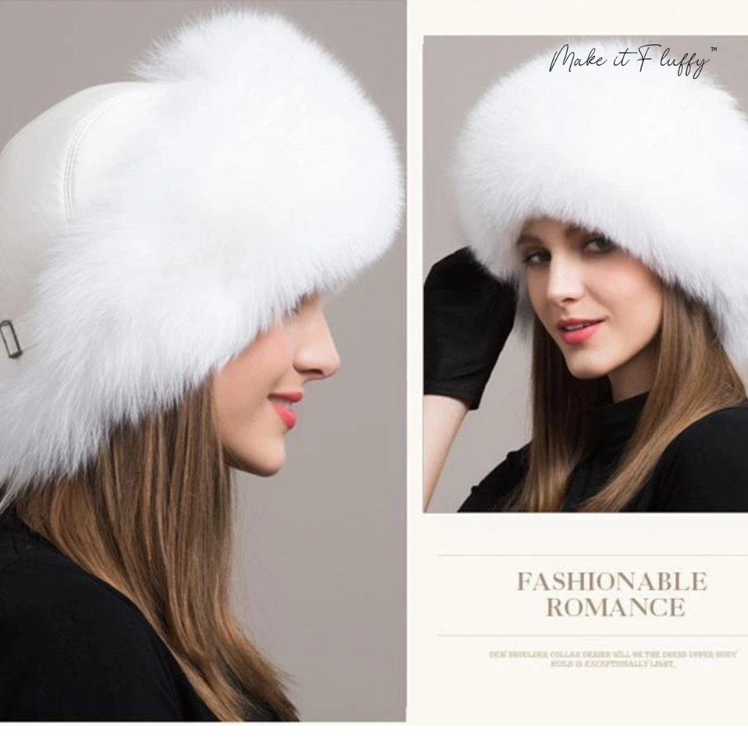 Valentina Fox Fur Hat – Luxurious & Warm