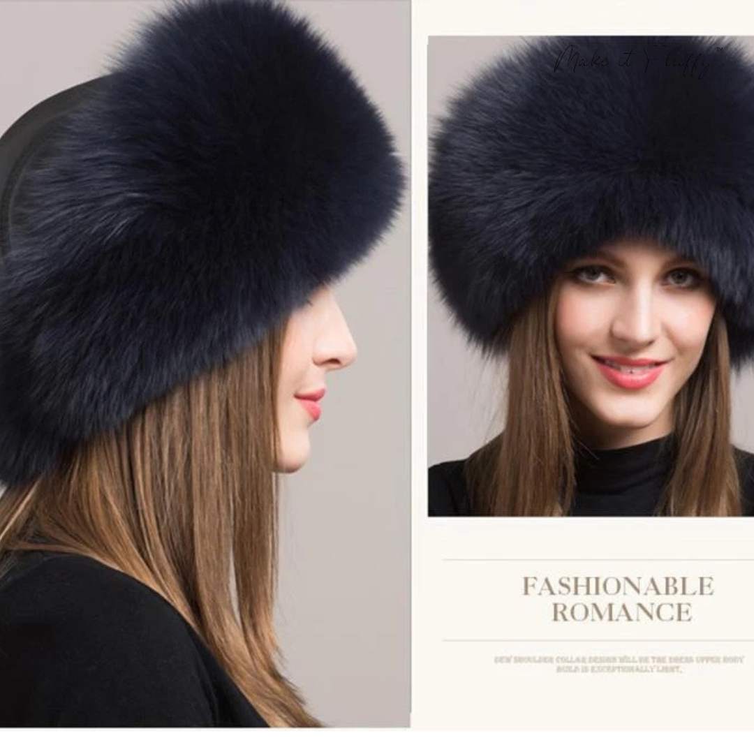 Valentina Fox Fur Hat – Luxurious & Warm