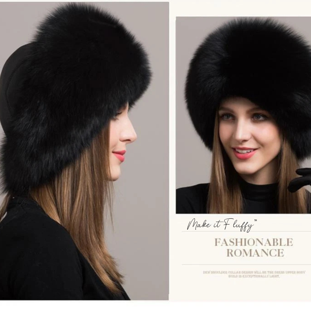 Valentina Fox Fur Hat – Luxurious & Warm