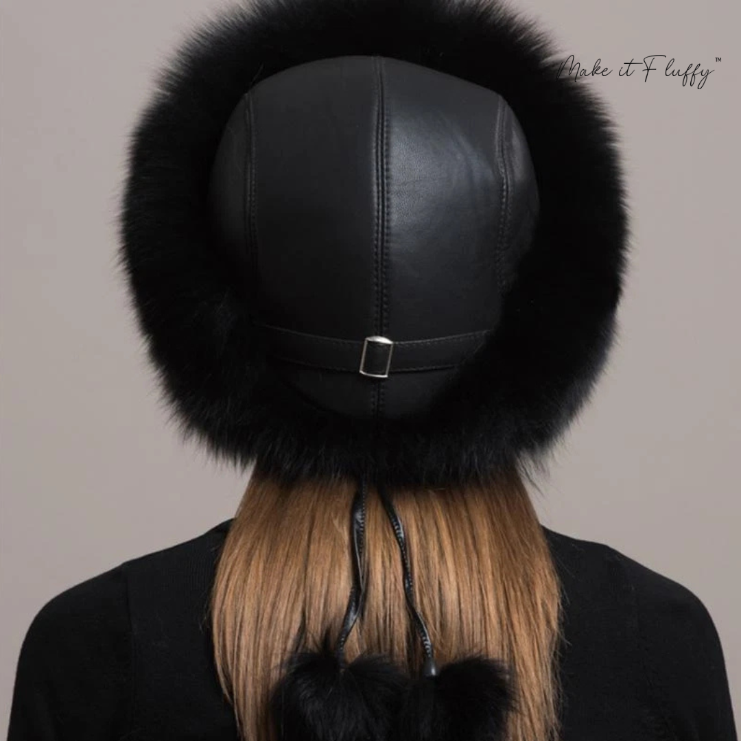 Valentina Fox Fur Hat – Luxurious & Warm