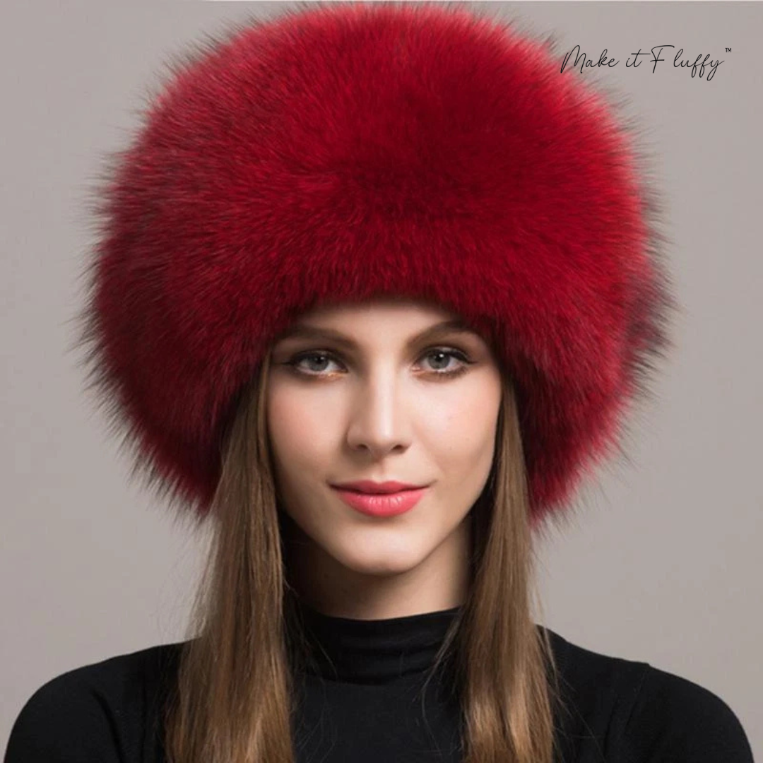 Valentina Fox Fur Hat – Luxurious & Warm