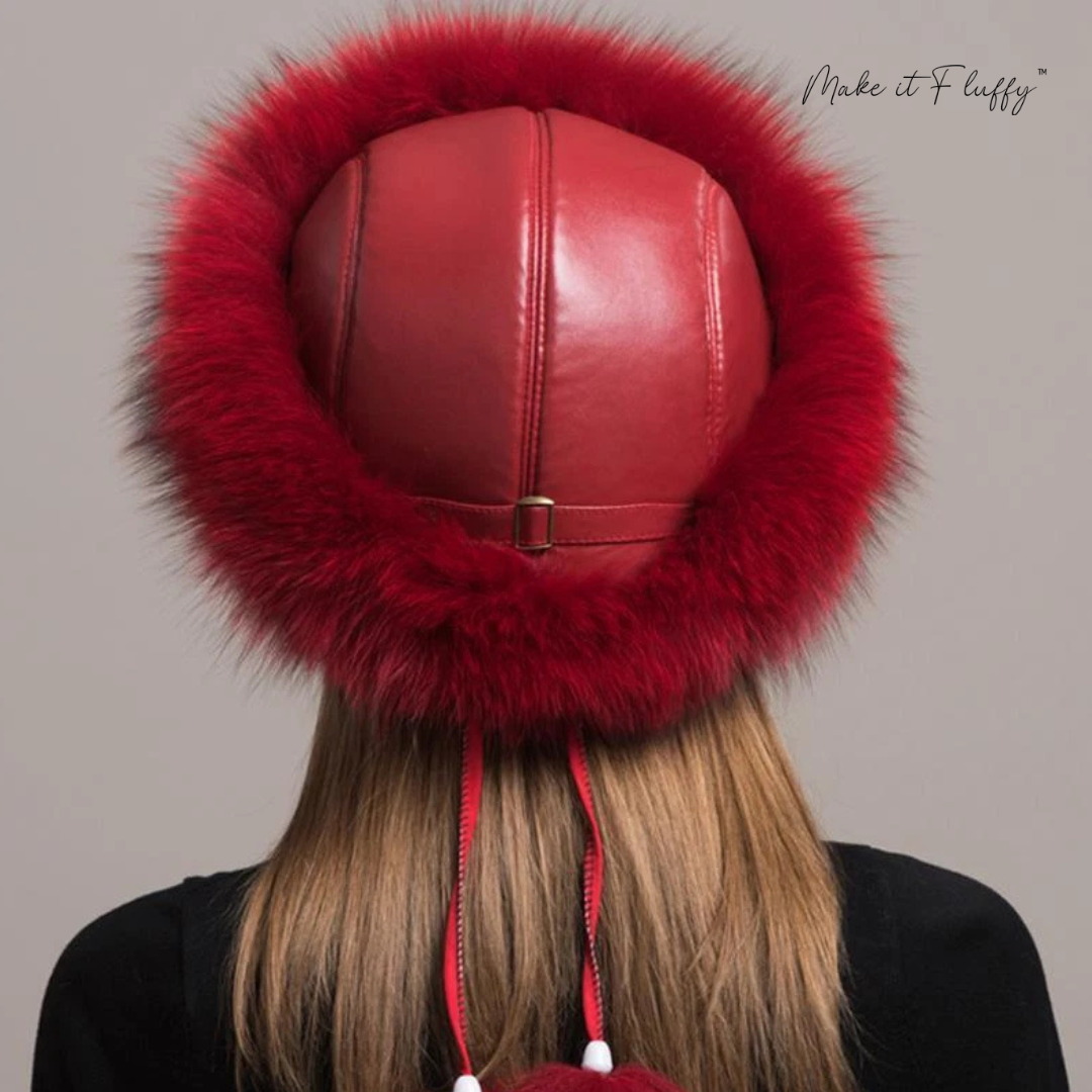 Valentina Fox Fur Hat – Luxurious & Warm