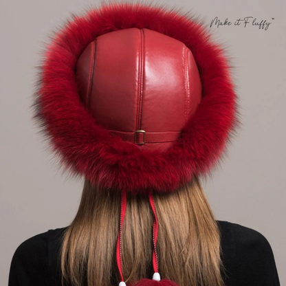 Valentina Fox Fur Hat – Luxurious & Warm
