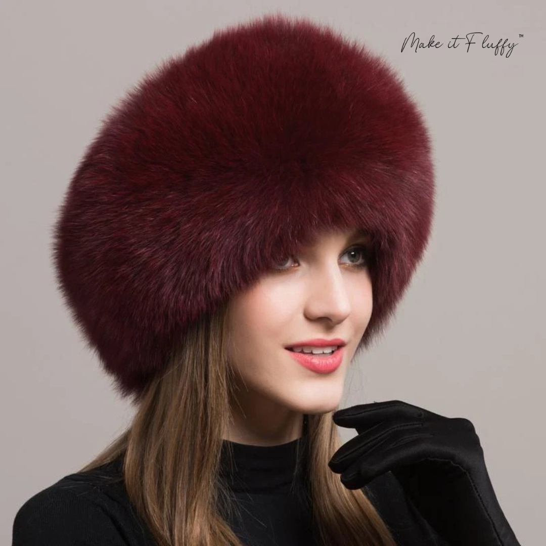 Valentina Fox Fur Hat – Luxurious & Warm