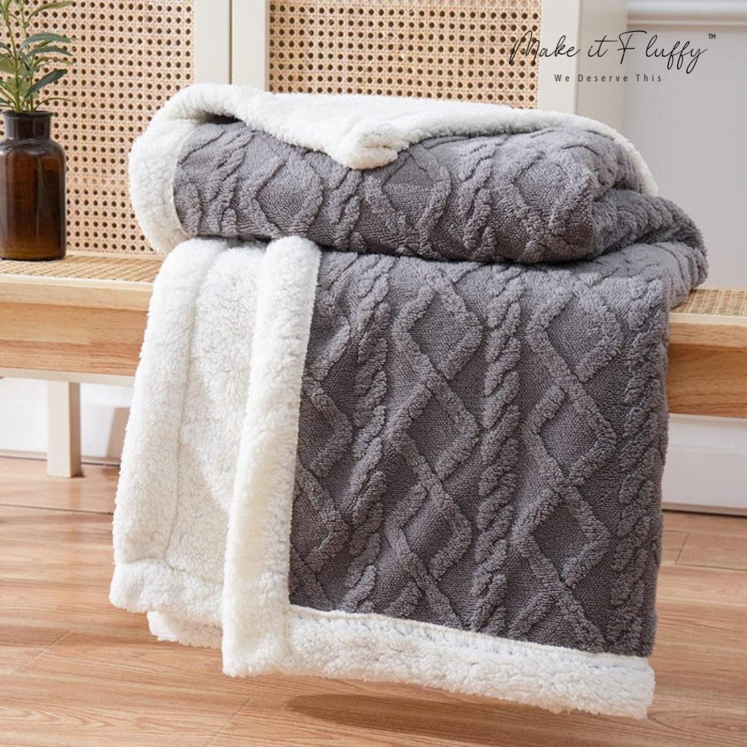 Warm & Fluffy Sherpa Fleece Blanket