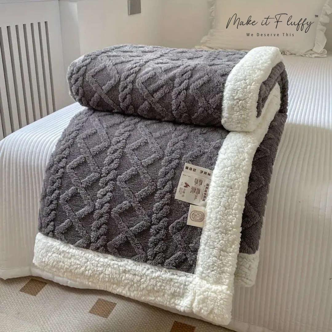 Warm & Fluffy Sherpa Fleece Blanket