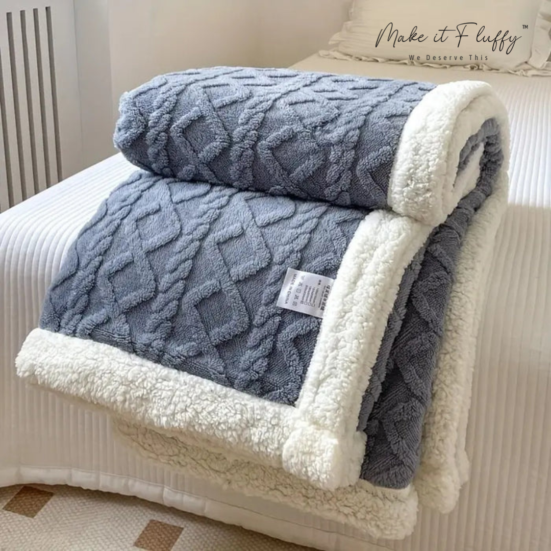 Warm & Fluffy Sherpa Fleece Blanket