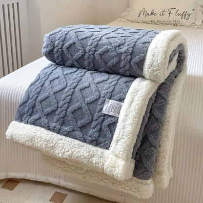 Warm & Fluffy Sherpa Fleece Blanket