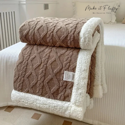 Warm & Fluffy Sherpa Fleece Blanket