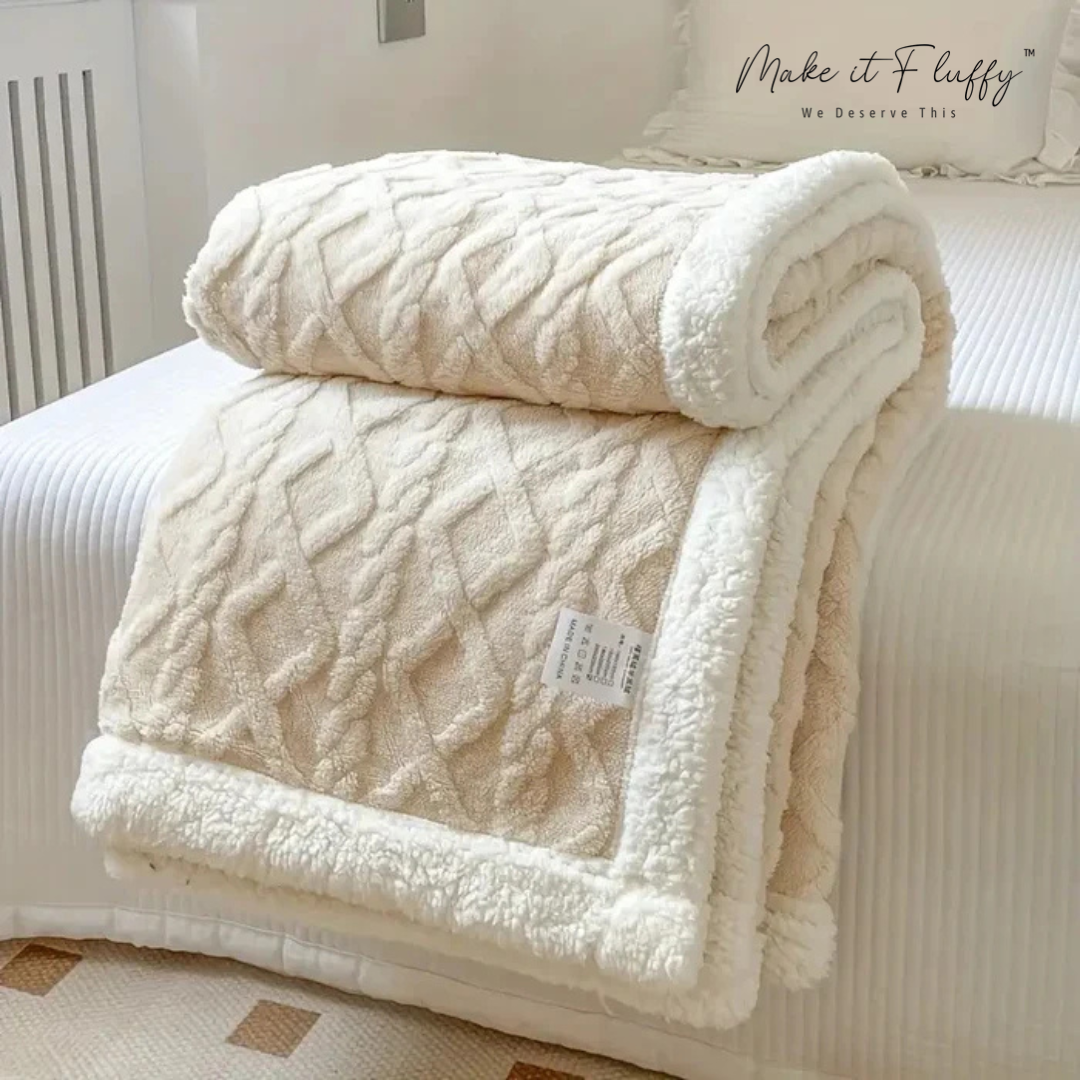 Warm & Fluffy Sherpa Fleece Blanket