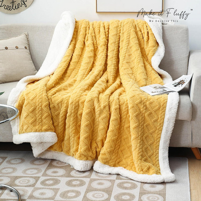 Warm & Fluffy Sherpa Fleece Blanket