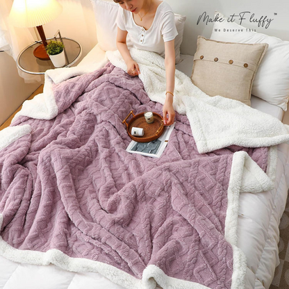Warm & Fluffy Sherpa Fleece Blanket