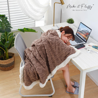 Warm & Fluffy Sherpa Fleece Blanket