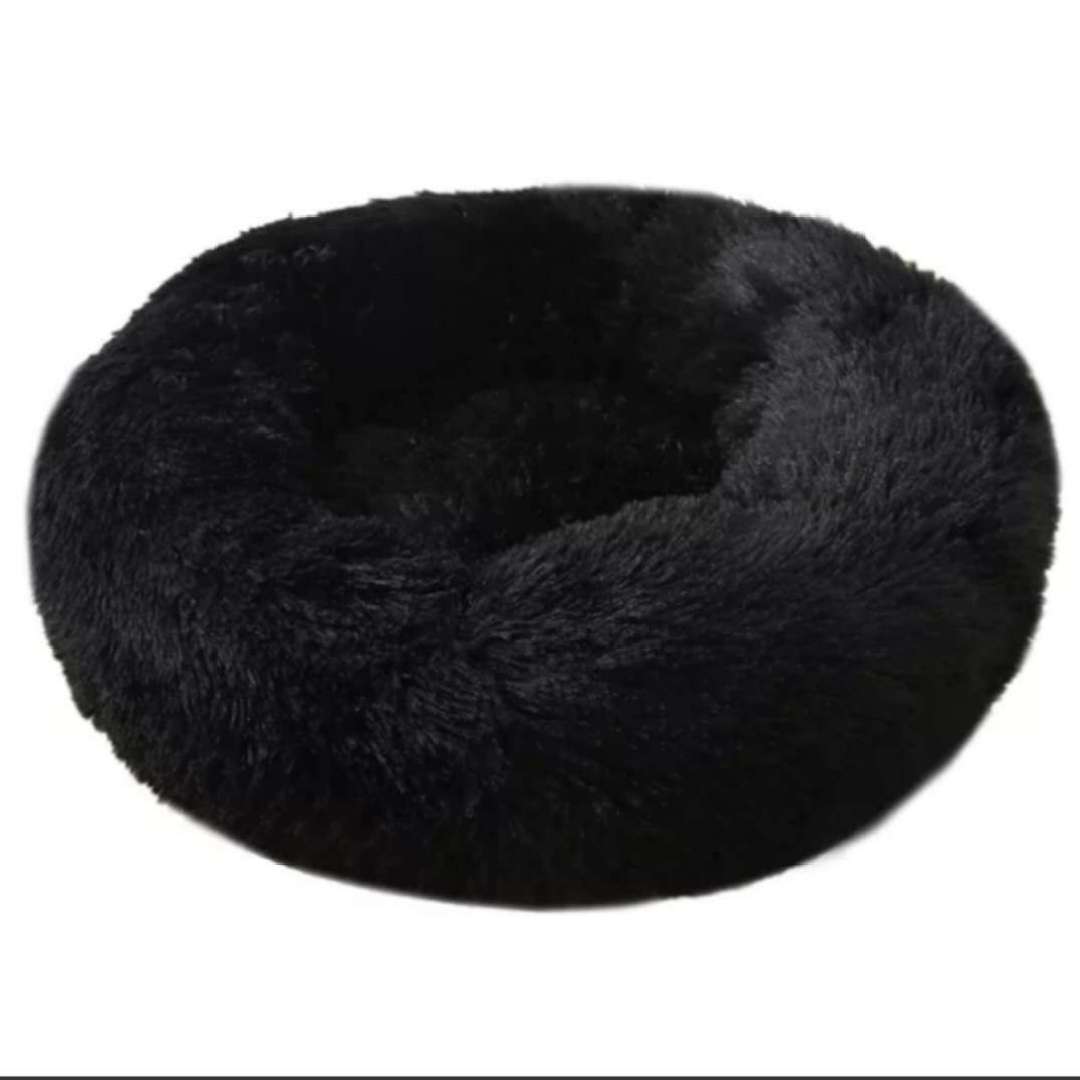 Black donut bed