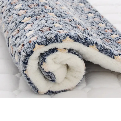 DreamNest Calming Sleep Mat, Blue with Stars pattern